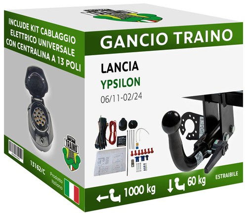 Gancio orizzontale estraibile - gancio,